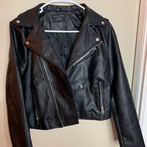 Fashion nova faux leather jacket